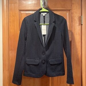 NWT Whistles womens spot slim jersey jacket size 4.